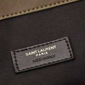 Saint Laurent Shopping Tote Bag Large Tan Gold Hardware Exact Size Unknown 108