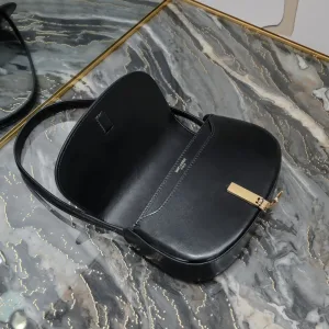 Saint Laurent Shoulder Bag Medium Gray Gold Hardware Exact Size Unknown 038