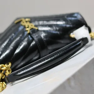 Saint Laurent Vanity Camera Bag Small Gray Gold Hardware Exact Size Unknown 030