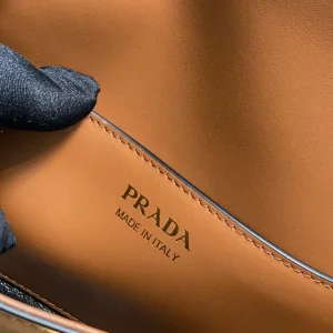 Prada Camera Bag Small Caramel Gold Hardware