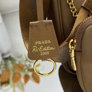 Prada Hobo Gift Set Small Caramel Gold Hardware Variant 2