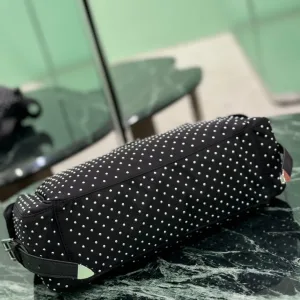 Prada ReNylon Camera Bag Small Black Silver Hardware