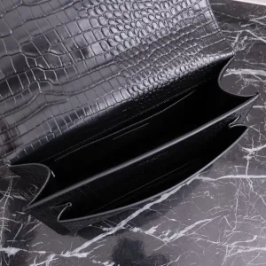 Saint Laurent Kate Chain Bag Small Black Silver Hardware Exact Size Unknown 217