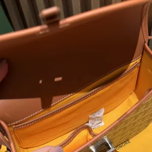 Goyard Belvedere PM Messenger Bag Small Black Brown 22cm