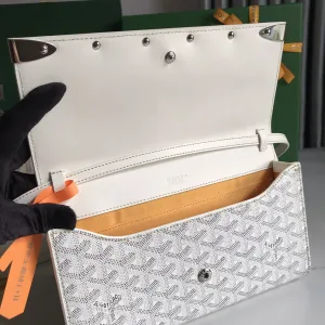 Goyard Plumet Pocket Wallet Small White 20cm