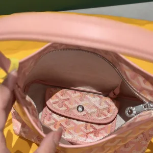 Goyard Rouette Hobo Bag Small Pink 22cm
