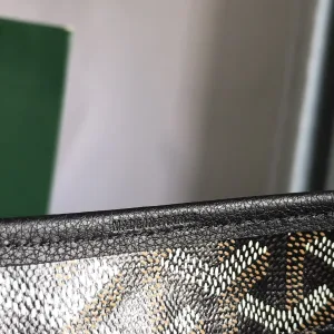 Goyard Rouette Shoulder Bag Medium Black 28cm