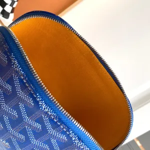 Goyard Senat Pouch Small Blue 20cm