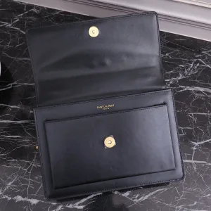 Saint Laurent Kate Chain Bag Small Gray Gold Hardware Exact Size Unknown 207