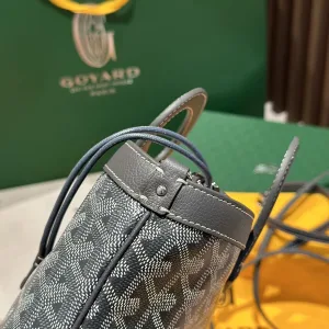 Goyard Vendome Mini Tote Bag Small Black Brown 24cm 2