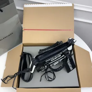 Balenciaga Le City Small Black White Graffiti 26cm