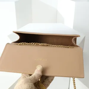 Saint Laurent Kate Chain Bag Small Tan Gold Hardware Exact Size Unknown 254
