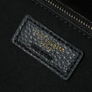 Saint Laurent Le 5 A 7 Hobo Bag Medium Black Gold Hardware Exact Size Unknown 074