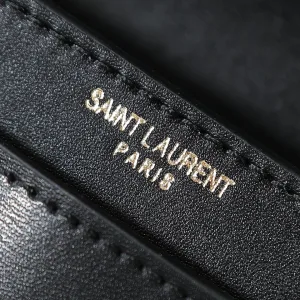 Saint Laurent Le 5 A 7 Hobo Bag Medium Black Gold Hardware Exact Size Unknown 110