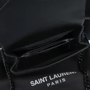 Saint Laurent LouLou Shoulder Bag Medium Black Black Hardware Exact Size Unknown 044