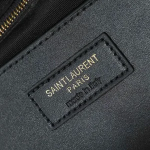 Saint Laurent LouLou Shoulder Bag Medium Black Gold Hardware Exact Size Unknown 084