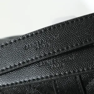 Saint Laurent LouLou Shoulder Bag Medium Black Silver Hardware Exact Size Unknown 094