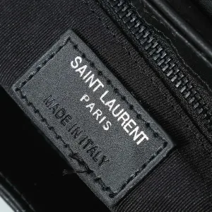 Saint Laurent LouLou Shoulder Bag Medium Black Silver Hardware Exact Size Unknown 129