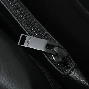 Saint Laurent LouLou Shoulder Bag Medium Black Silver Hardware Exact Size Unknown 225