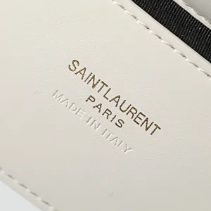 Saint Laurent Camera Bag Small White Silver Hardware Exact Size Unknown 258