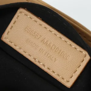 Saint Laurent LouLou Shoulder Bag Medium Tan Gold Hardware Exact Size Unknown 086