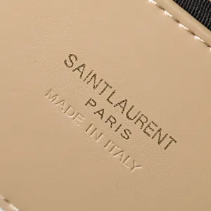 Saint Laurent LouLou Shoulder Bag Medium Tan Gold Hardware Exact Size Unknown 261