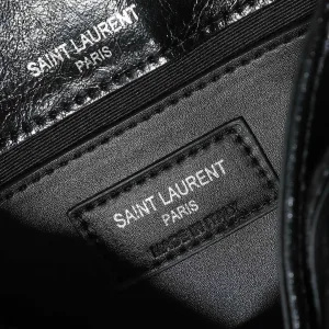 Saint Laurent Niki Messenger Bag Medium Black Silver Hardware Exact Size Unknown 256