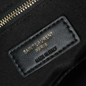 Saint Laurent Puffer Shoulder Bag Large Black Gold Hardware Exact Size Unknown 077