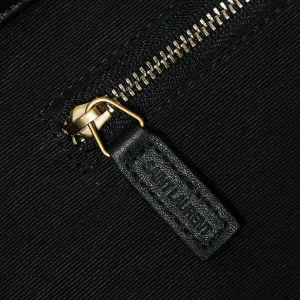 Saint Laurent Puffer Shoulder Bag Large Black Gold Hardware Exact Size Unknown 079