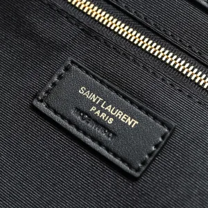Saint Laurent Puffer Shoulder Bag Large Black Gold Hardware Exact Size Unknown 139