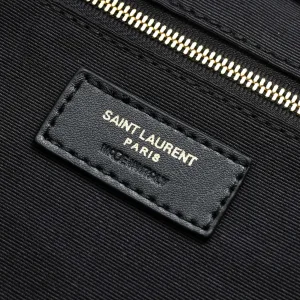 Saint Laurent Puffer Shoulder Bag Large Black Gold Hardware Exact Size Unknown 141