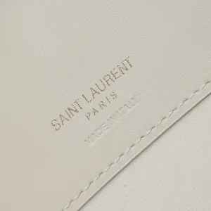 Saint Laurent Sac De Jour Satchel Medium Gray Gold Hardware Exact Size Unknown 017