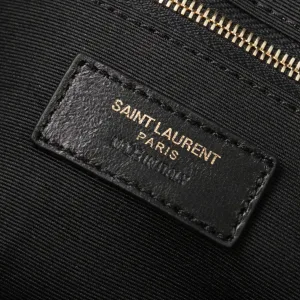 Saint Laurent Shopping Tote Bag Large Black Gold Hardware Exact Size Unknown 244