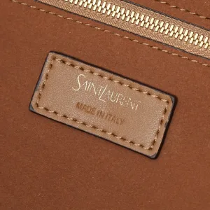 Saint Laurent Shopping Tote Bag Large Tan Gold Hardware Exact Size Unknown 248