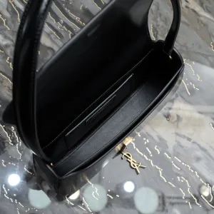 Saint Laurent Shoulder Bag Medium Gray Gold Hardware Exact Size Unknown 038