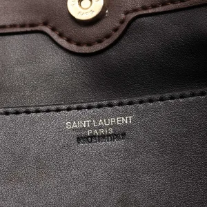 Saint Laurent Shoulder Bag Medium Red Gold Hardware Exact Size Unknown 109