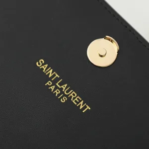 Saint Laurent Kate Chain Bag Small Black Gold Hardware Exact Size Unknown 257