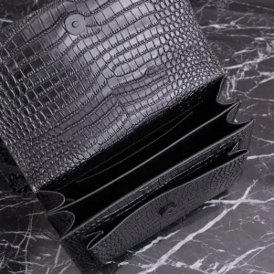 Saint Laurent Kate Chain Bag Small Black Silver Hardware Exact Size Unknown 213