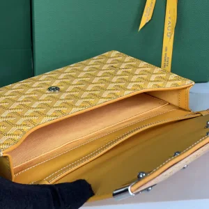Goyard Plumet Pocket Wallet Small Yellow 20cm