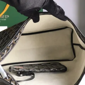 Goyard Rouette Shoulder Bag Medium Black 28cm