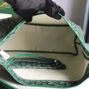 Goyard Rouette Shoulder Bag Medium Green 28cm