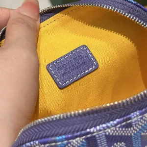 Goyard Senat Pouch Small Purple 20cm