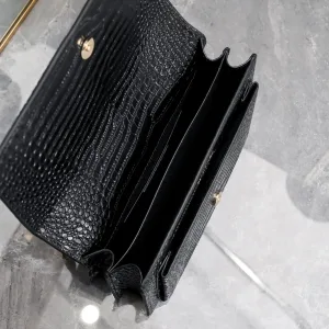 Saint Laurent Kate Chain Bag Small Gray Gold Hardware Exact Size Unknown 055