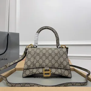 Balenciaga Monaco Chain Bag Small Beige Monogram 25cm