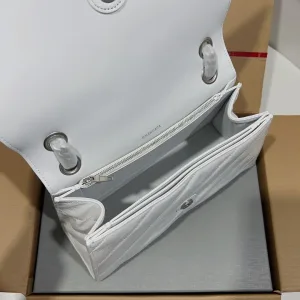 Balenciaga Rodeo Chain Shoulder Large White 33cm