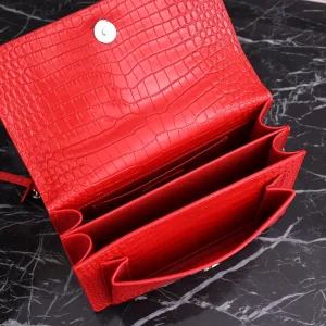 Saint Laurent Kate Chain Bag Small Red Gold Hardware Exact Size Unknown 211
