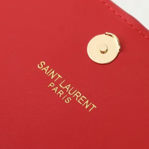 Saint Laurent Kate Chain Bag Small Red Gold Hardware Exact Size Unknown 252