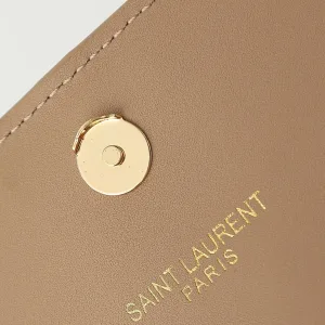 Saint Laurent Kate Chain Bag Small Tan Gold Hardware Exact Size Unknown 254