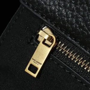 Saint Laurent Le 5 A 7 Hobo Bag Medium Black Gold Hardware Exact Size Unknown 074