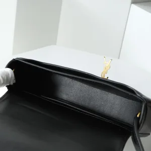 Saint Laurent Le 5 A 7 Hobo Bag Medium Black Gold Hardware Exact Size Unknown 110